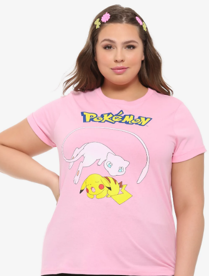 plus size pokemon shirt